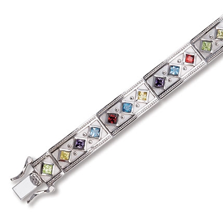 Matte and Multi-coloured Cubic Zirconias - Click Image to Close